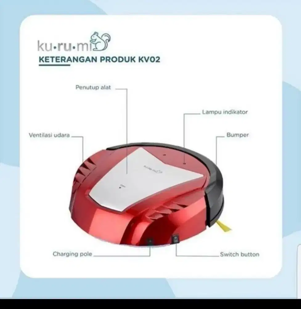 Robot Vacuum Kurumi KV 02