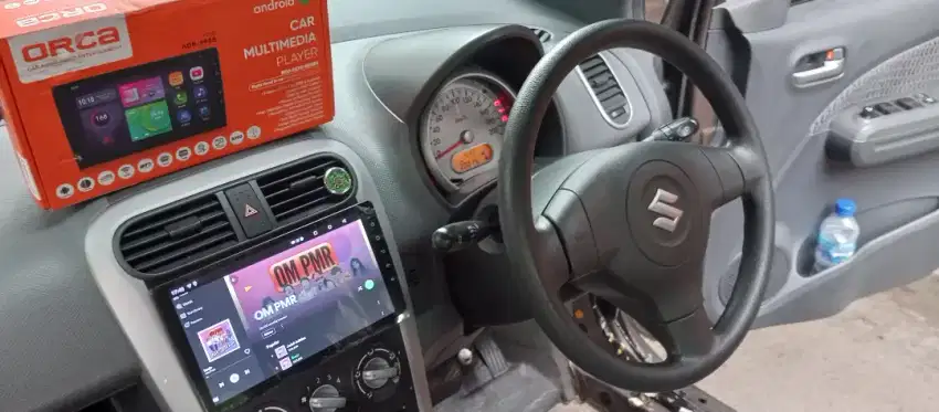 Pemasangan head unit android orca Suzuki  splash