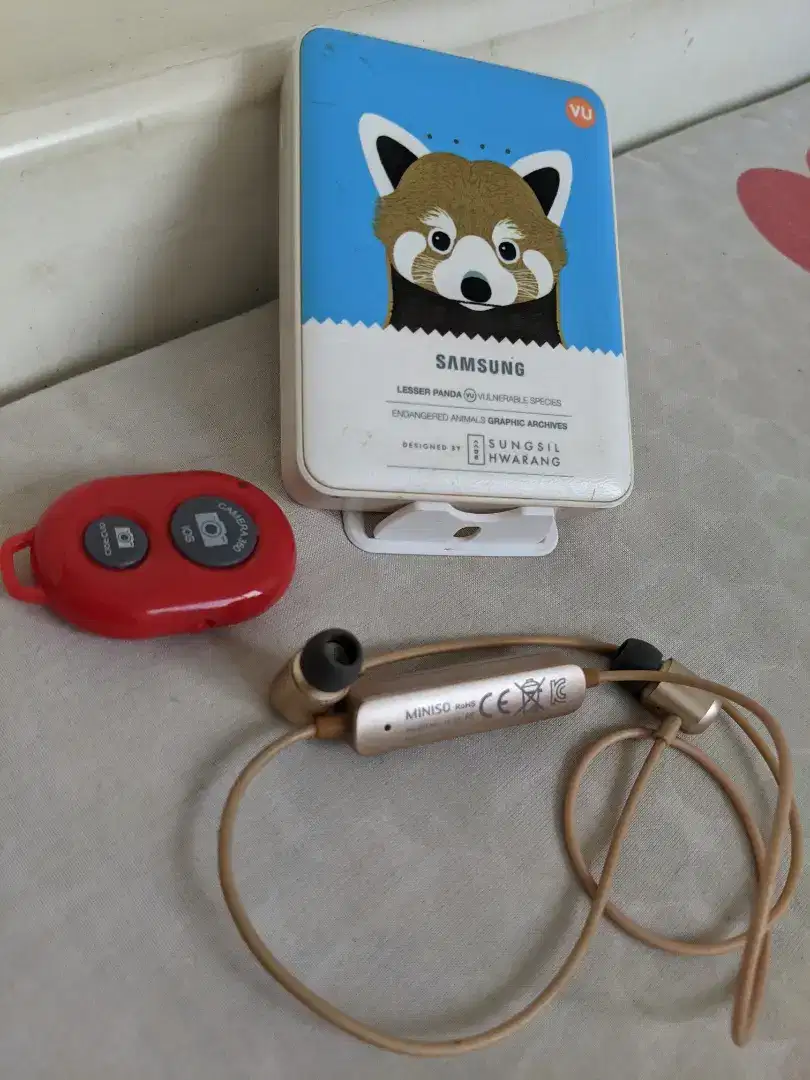 PowerBank Ori Samsung & Handsfree Miniso