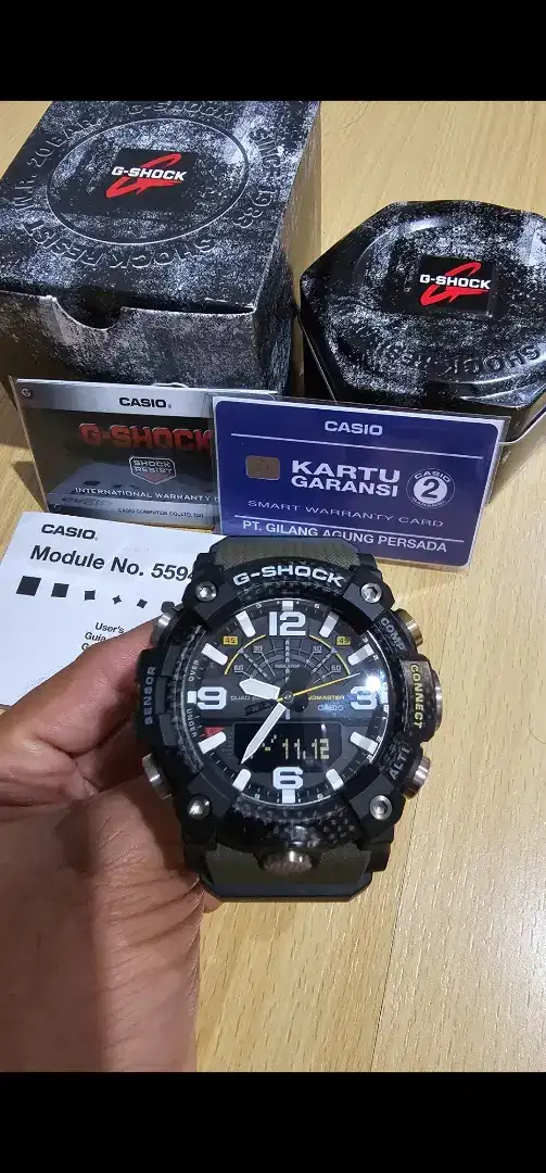Dijual Casio G-Shock G-squad Digital Analog
GG B100 Carbon original.