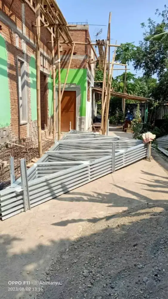 Pemasangan baja ringan m