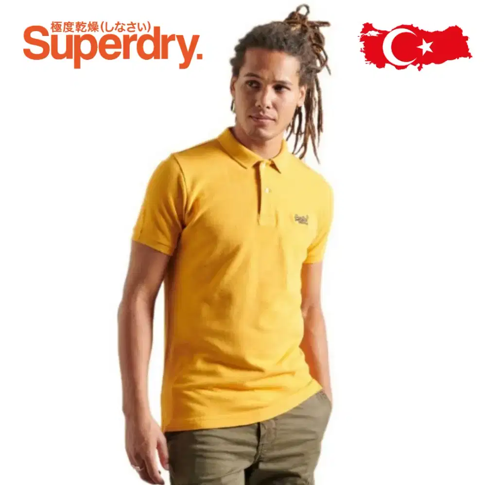 [MADE in TURKEY] Kaos Polo Shirt Vtg SUPERDRY Bekas Second Original