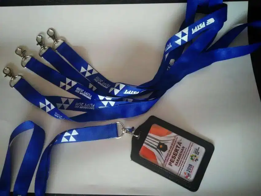 Tali Lanyard Polos, Sablon dan Full Printing Murah