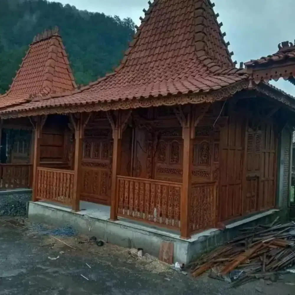 Rumah Gladak 4x6 meter kayu jati