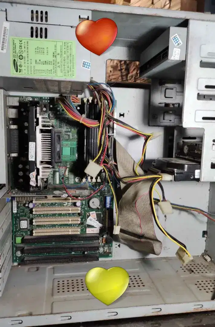 Cpu pentium 3 isa 3 build up samsung isi lengkap normal jadul