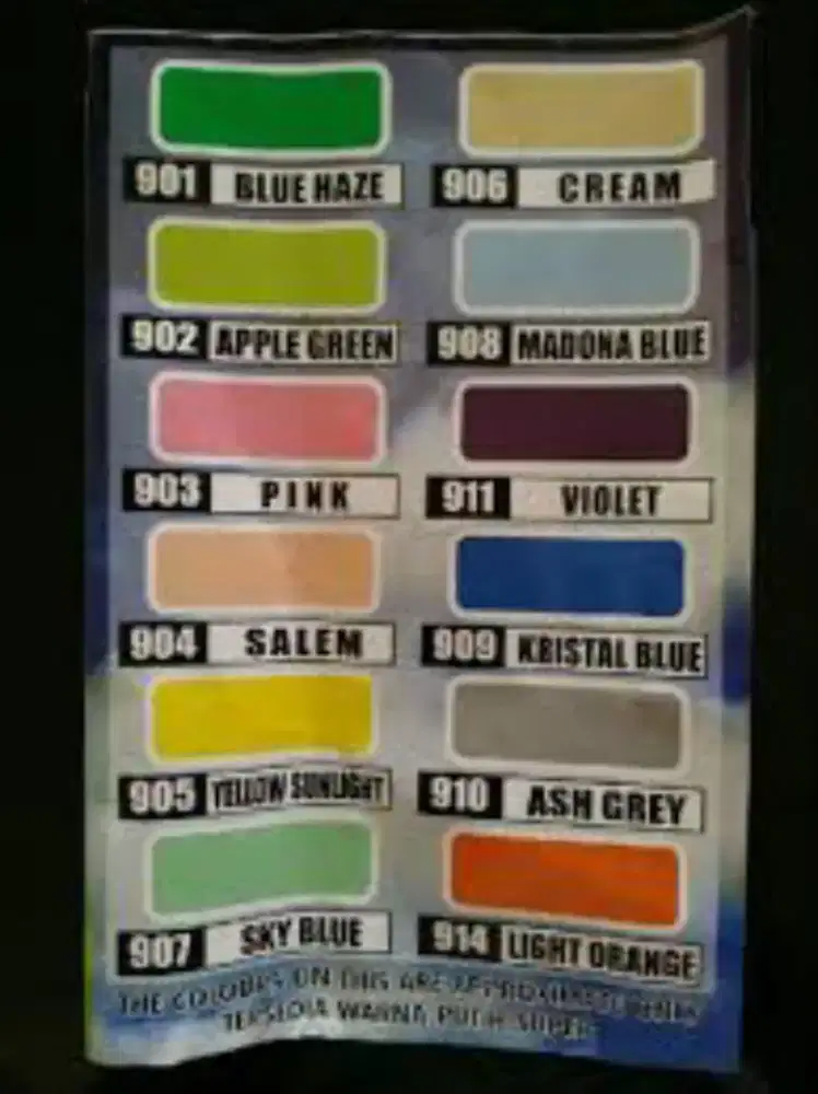 Cat Tembok Watershield pesan Antar