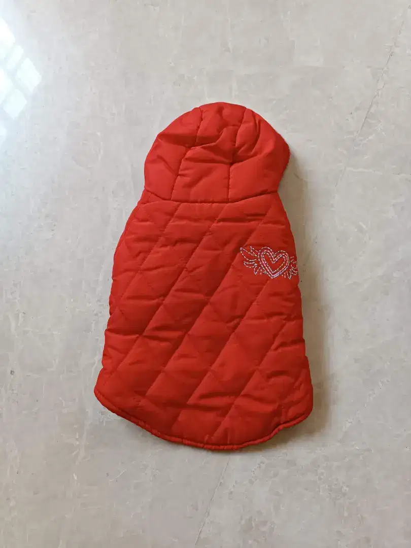 Baju Premium Jaket Merah Mantel Anjing/Kucing Doggy Size XS Sale