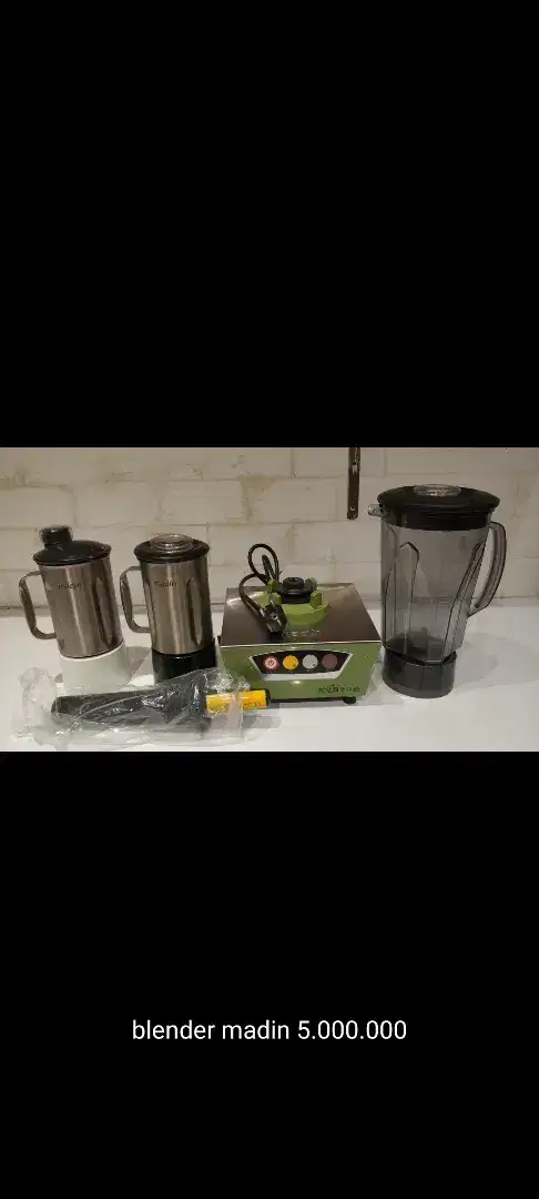 jual 1 set blender MADIN second barang sangat bagus