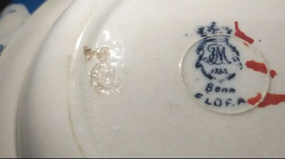 HARUS TERJUAL 2 PIRING JERMAN ROYAL BONN 1755 (F.A.M) & BOWL
