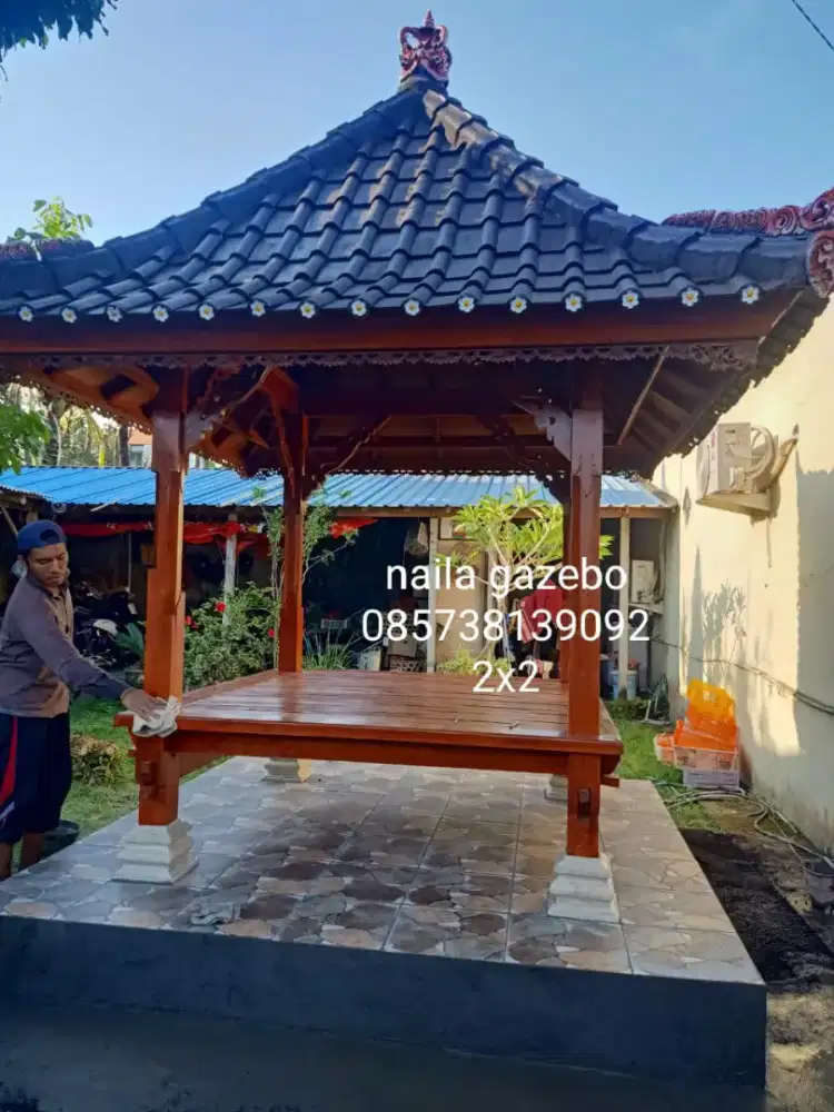 Gazebo tembau karya nak Bali