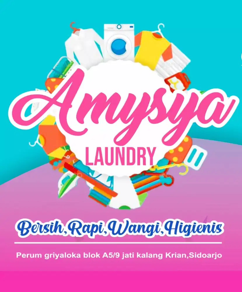Jasa laundry kiloan & dryclean