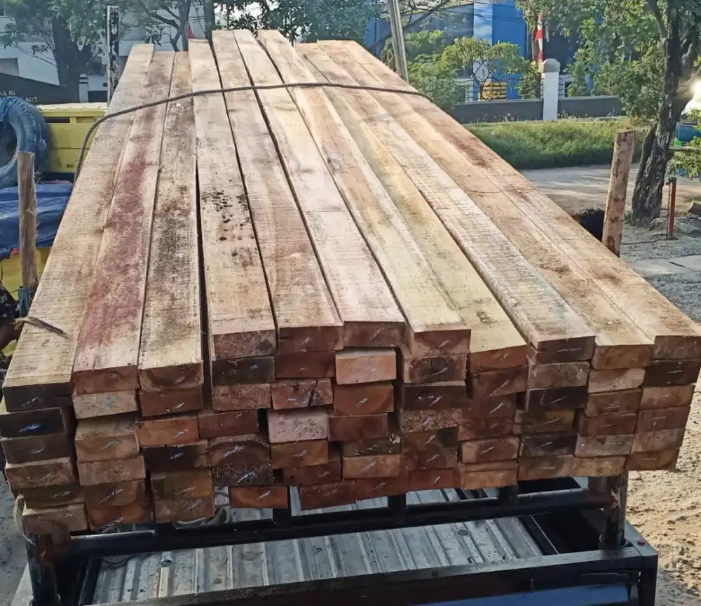 Jual balok lokal ukuran 6x12x400cm