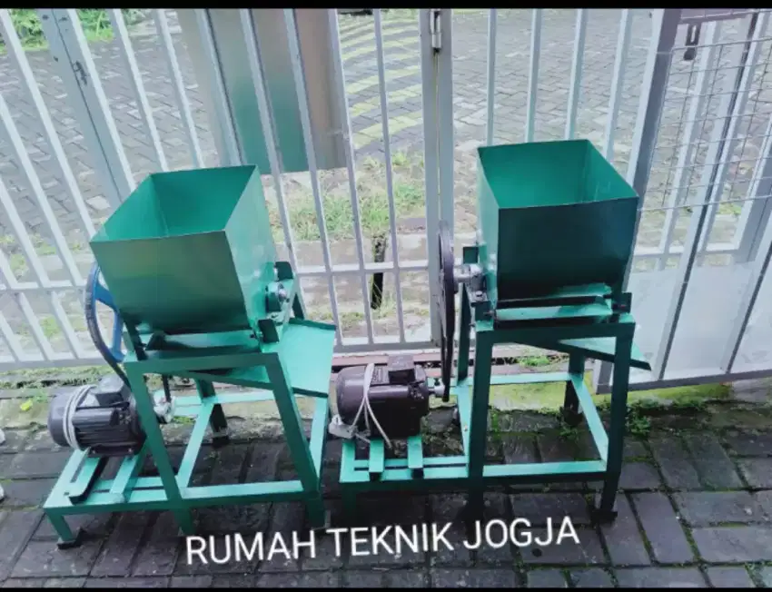 (rumah teknik jogja)mesin pengupas kedelai + dinamo