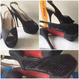 Sepatu pesta heels Key West hitam