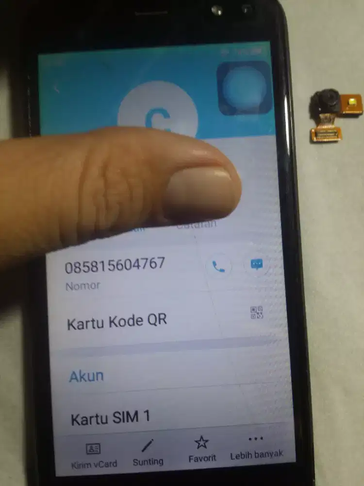 Kamera depan - Bekas Original - Copotan Mesin - Evercoss M50 Max