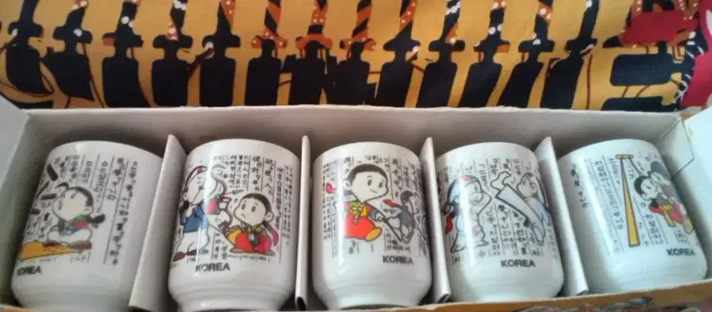 Gelas sloki korea , bisa dijadikan pajangan