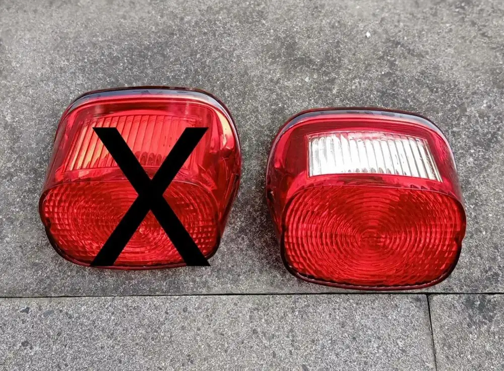 Mika lampu untuk motor Harley Davidson