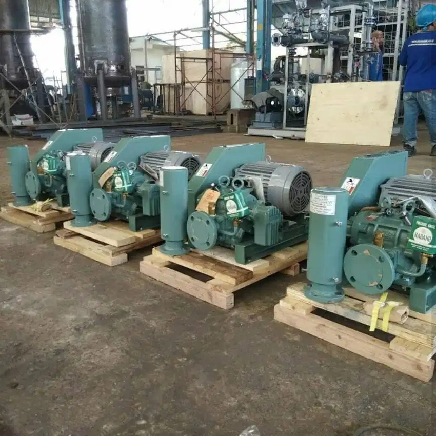 Root Blower Anlet - Bore 5 Inch - Bak Aerasi Industri