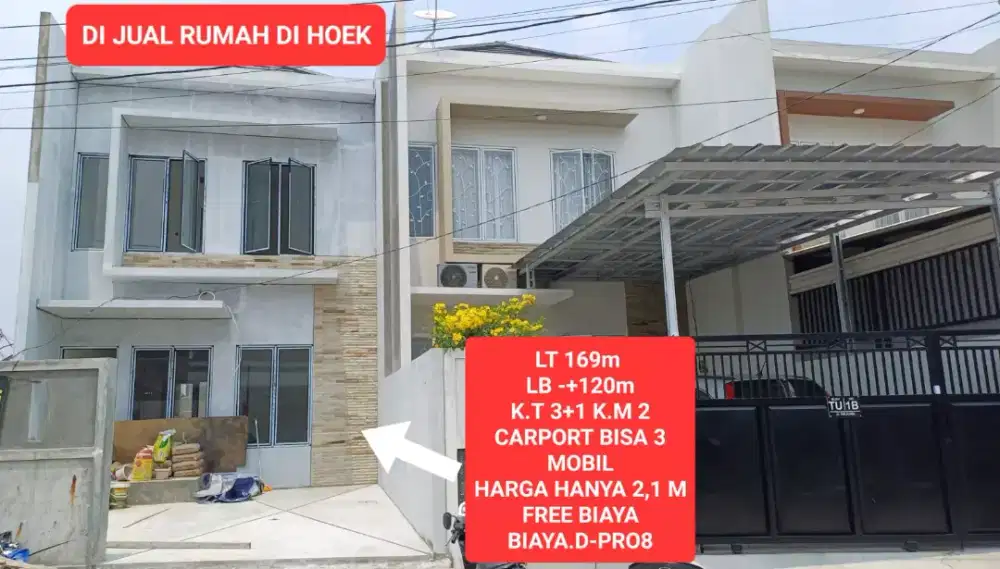 Rumah LT 168m dkt Jak-Bar Joglo/Ciledug/Puri Beta/H Mencong/Pinang