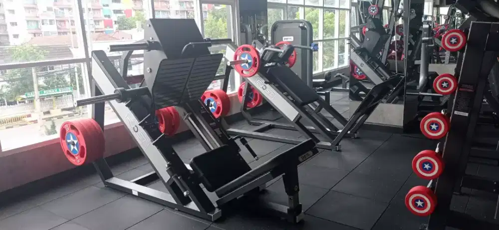 Leg press DHZ komersial fitness import DHZ equipment