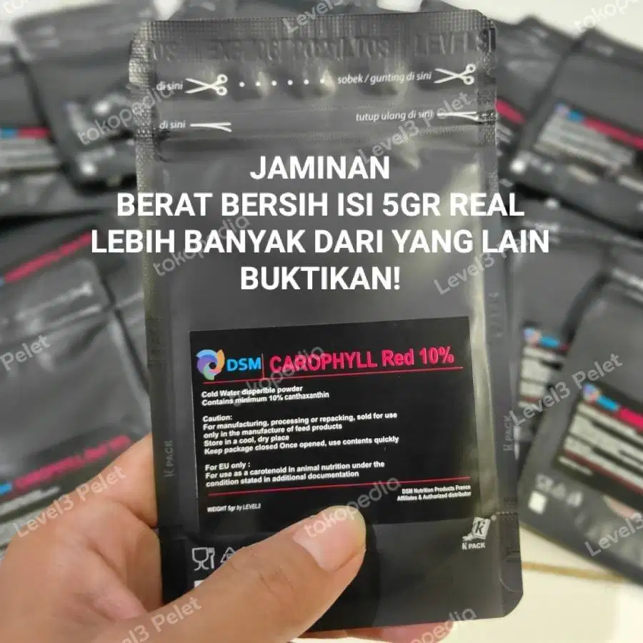 Vitamin Ikan CAROPHYLL Red Merah DSM