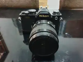 SLR/Analog Camera Nikon FM2 + Lensa Nikkor 60mm F/2.8