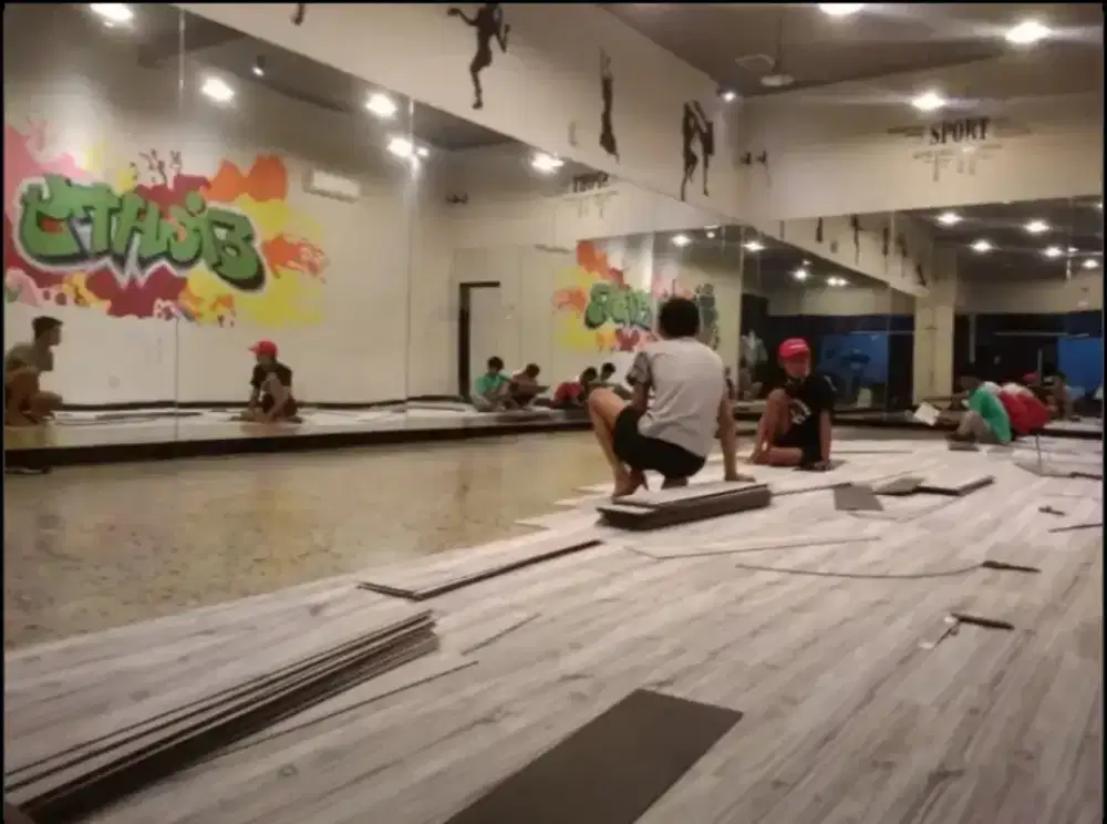 Vinyl lantai kayu bandung harga murah