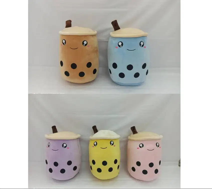 Boneka bantal minuman cute Boba SP Bordir rasa manis merk seulgi ori