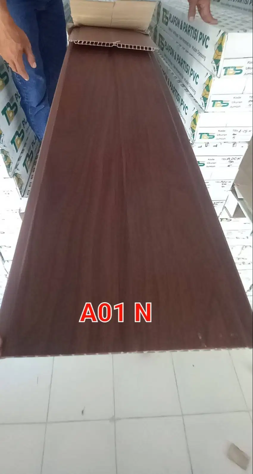 Plafon PVC Laminate 4m x 20cm x 8mm