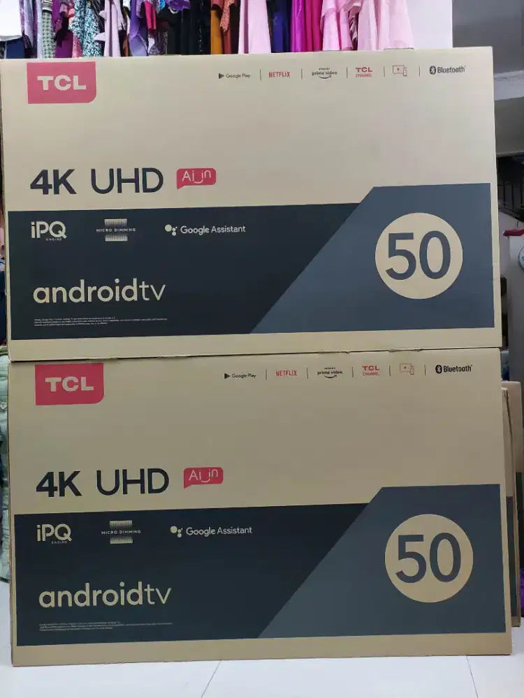 TV LED TCL 50 inch androidTV UHD 4K