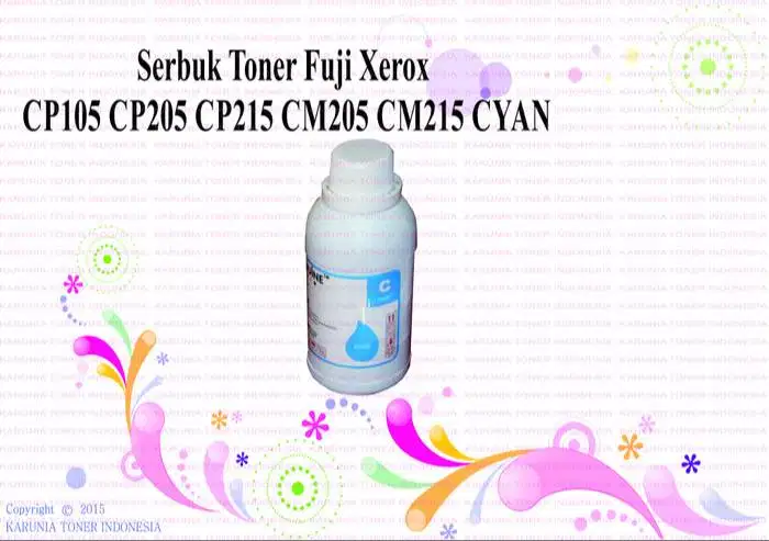 Serbuk Toner Fuji xerox CP105 CP205 CP215 CM205 CM215 CYAN Berkualitas
