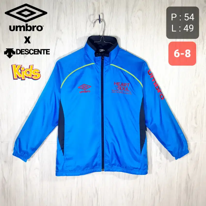 Jaket Olahraga Anak UMBRO x DESCENTE Usia 678 Tahun Second Original