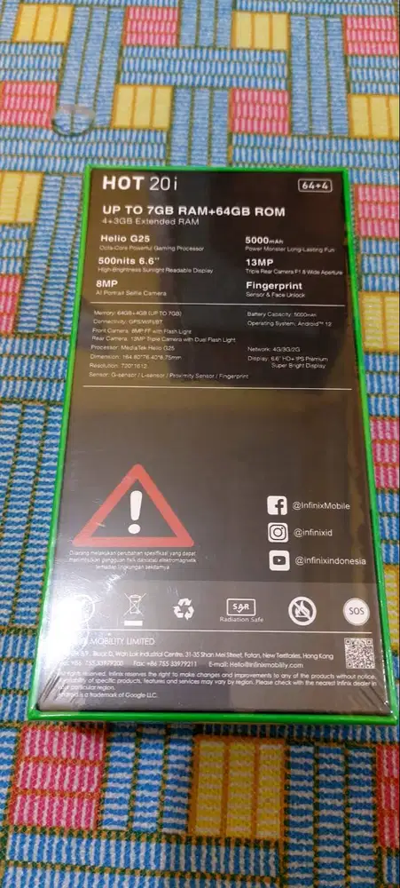 JUAL INFINIX 20i NORMAL FULLSET