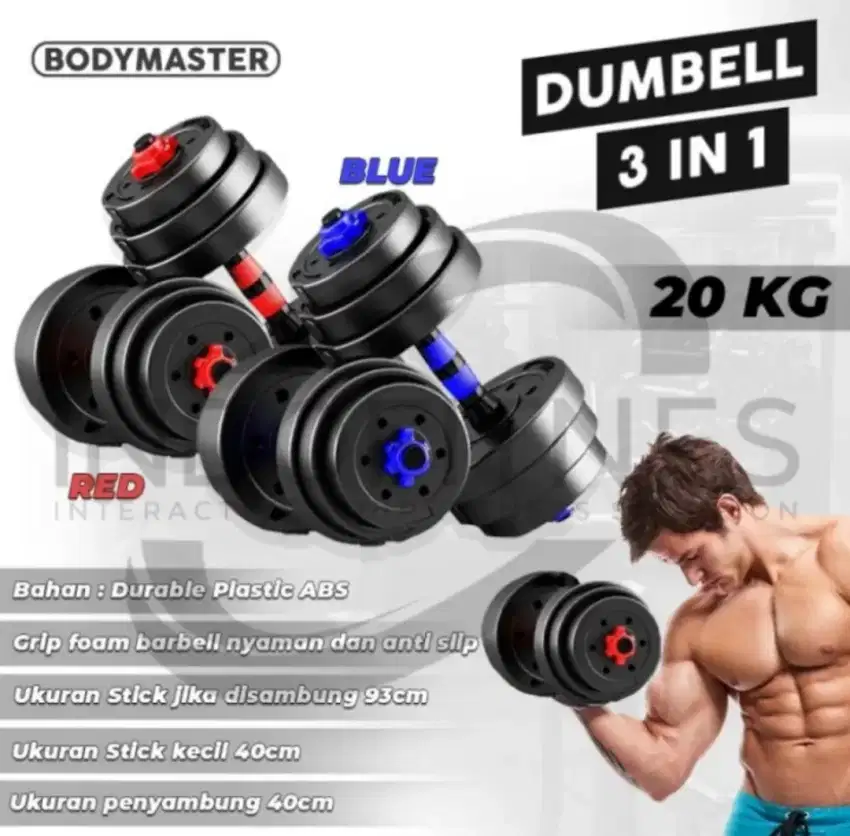 Dumbell Set PVC 20kg