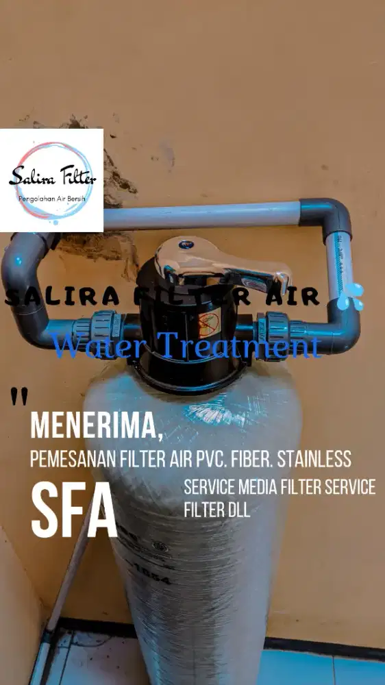 Filter air saringan fiber 1054 menjernihkan air