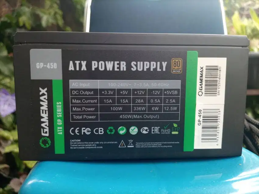 Power supply Game Max GP 450 80 plus