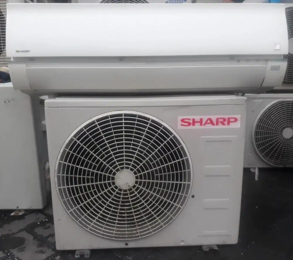 AC sharp 1/2 PK harga plus pasang garansi 6 bulan dingin istimewa joss
