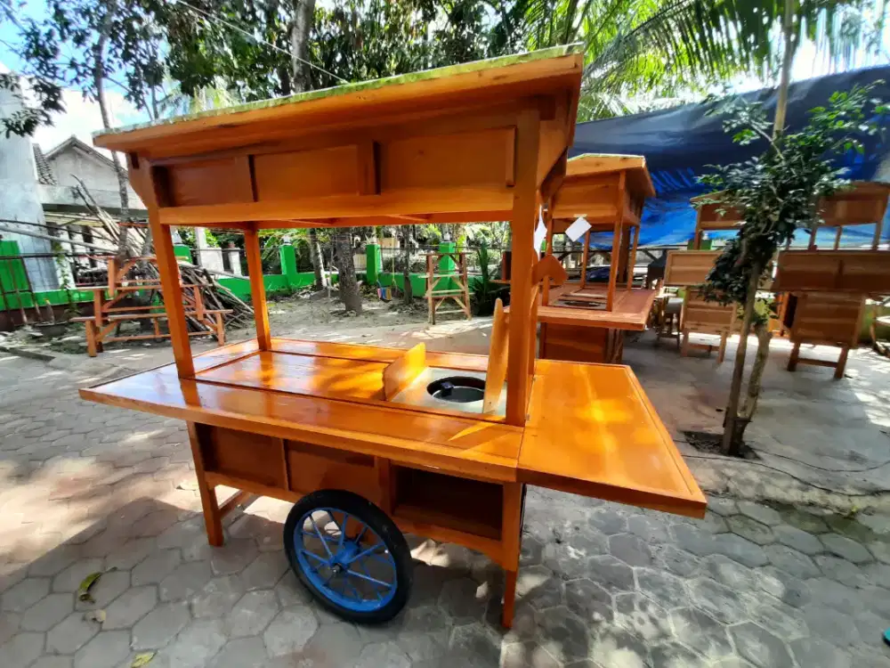 Gerobak rombong angkringan GRATIS ONGKIR bayar COD area seSURABAYA 005