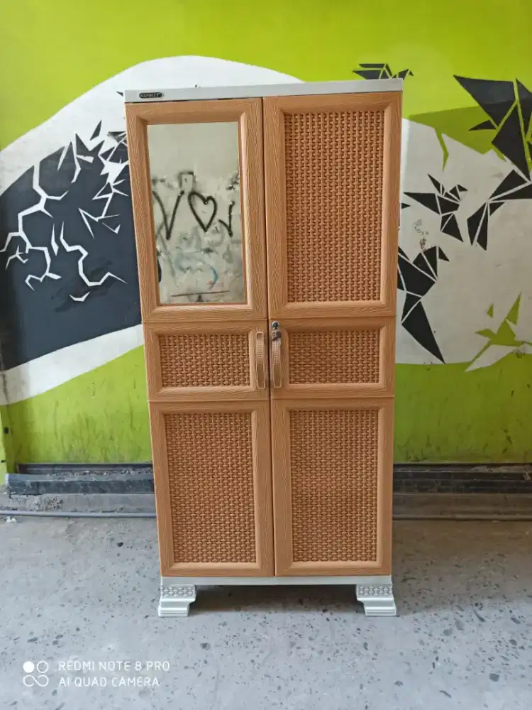 Lemari Pakaian Plastik 2 Pintu / Lemari Baju Plastik 2 Pintu 19