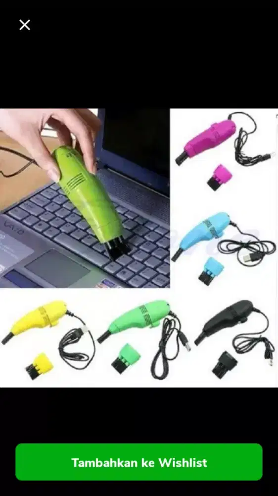 Mini vacum vacuum cleaner USB pembersih debu keyboard laptop komputer