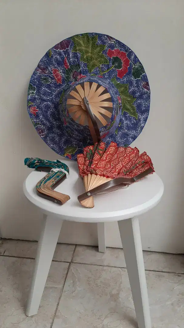 Topi Kipas Batik Lipat