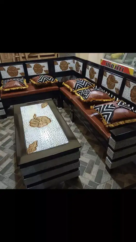 Kursi Sudut Box + spon