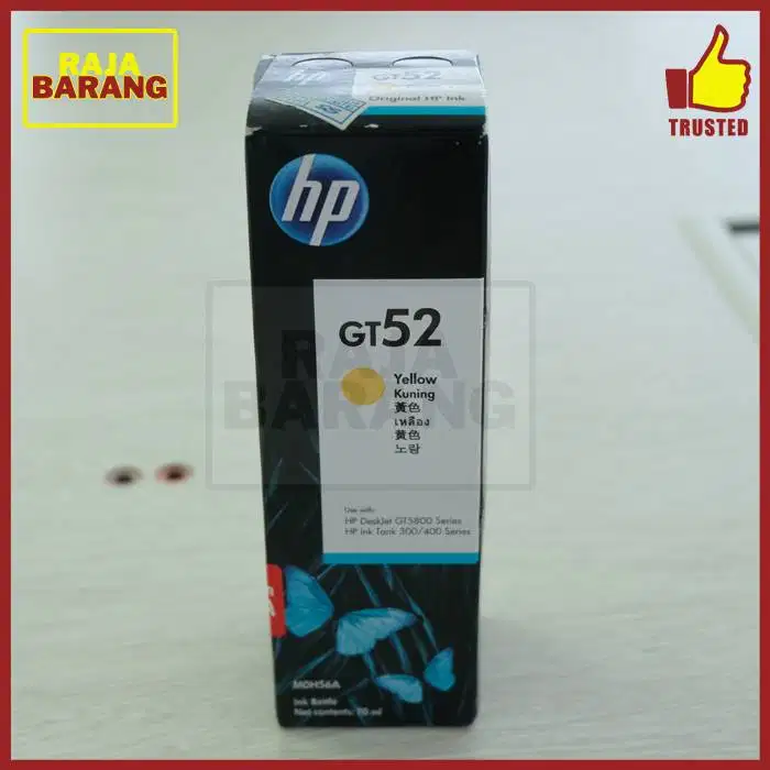 HP Tinta Printer Kuning GT 52 GT52 GT-52 Yellow Ink Original HP