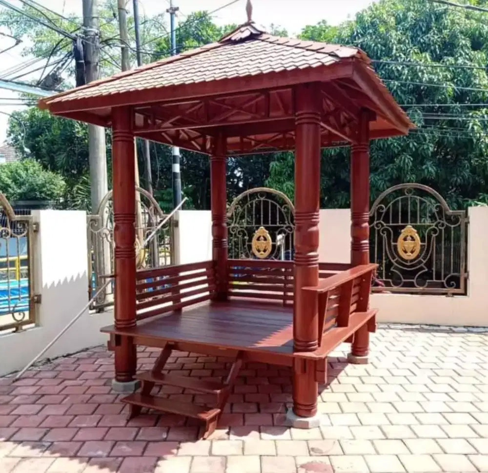 Jual gazebo bongkar pasang