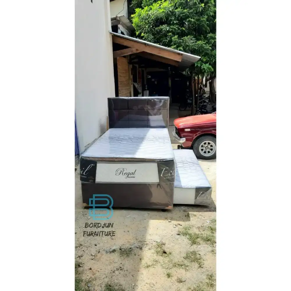 Bed sorong / double bed kangaroo premium Ecoil regal pillowtop