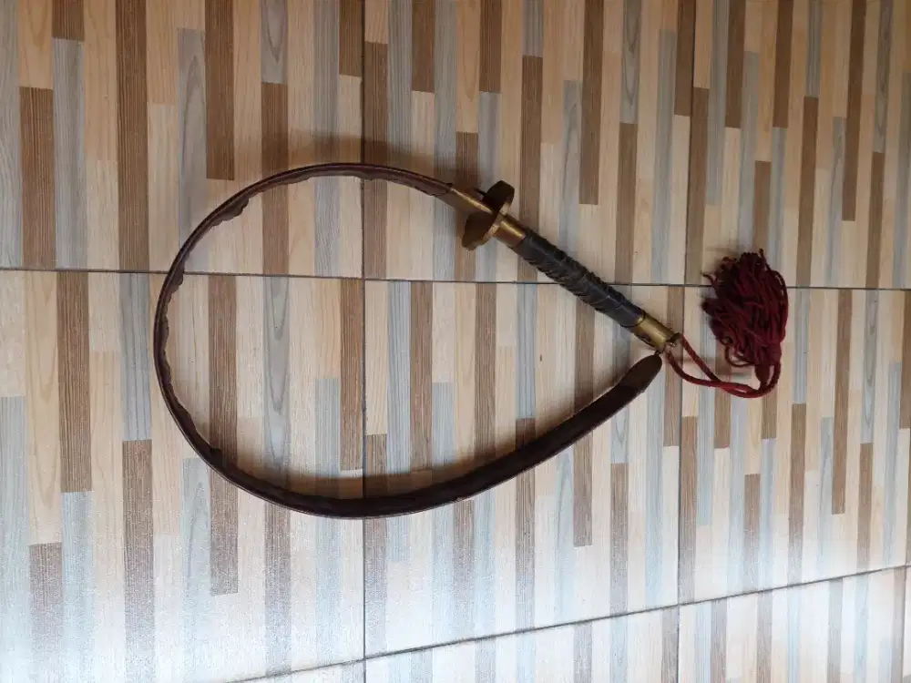 Pedang Samurai Pinggang Jepang Kolektor Antik Bisa Ditekuk