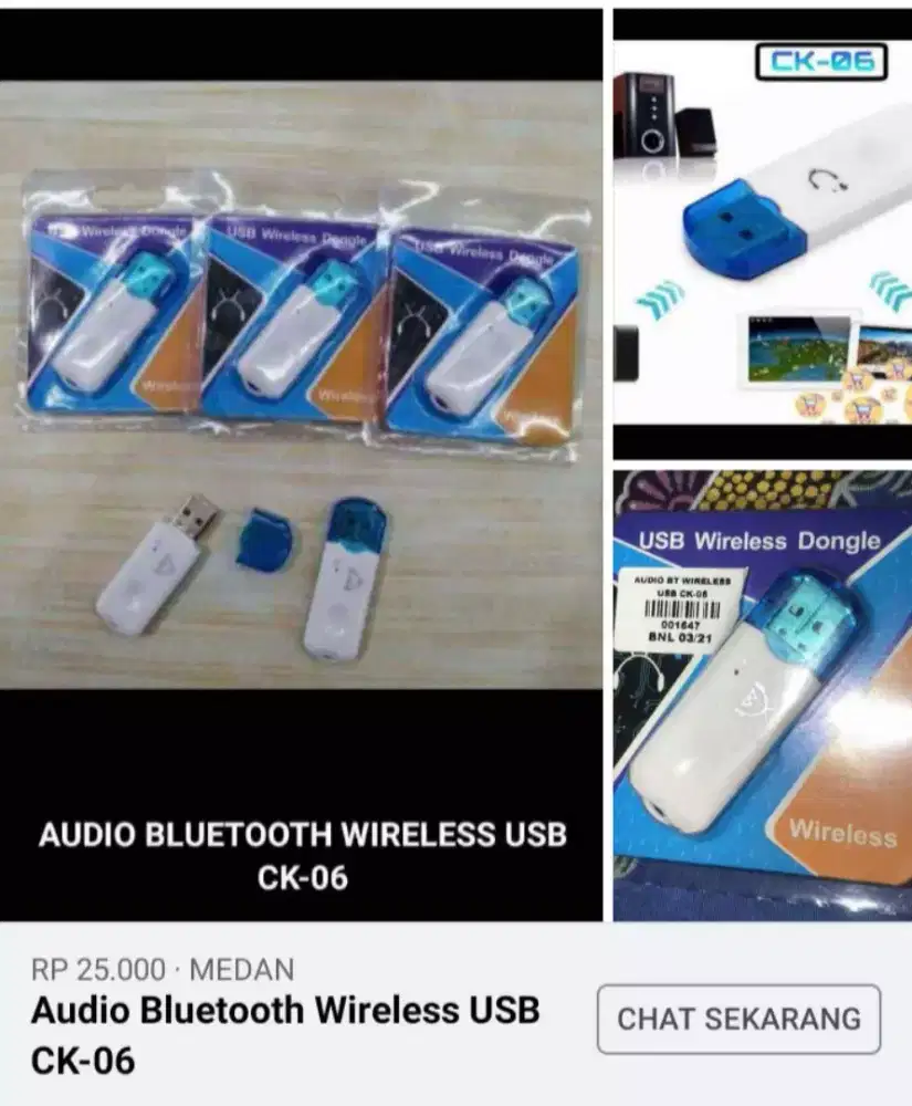 Audio Bloutooth Wireless USB CK-06