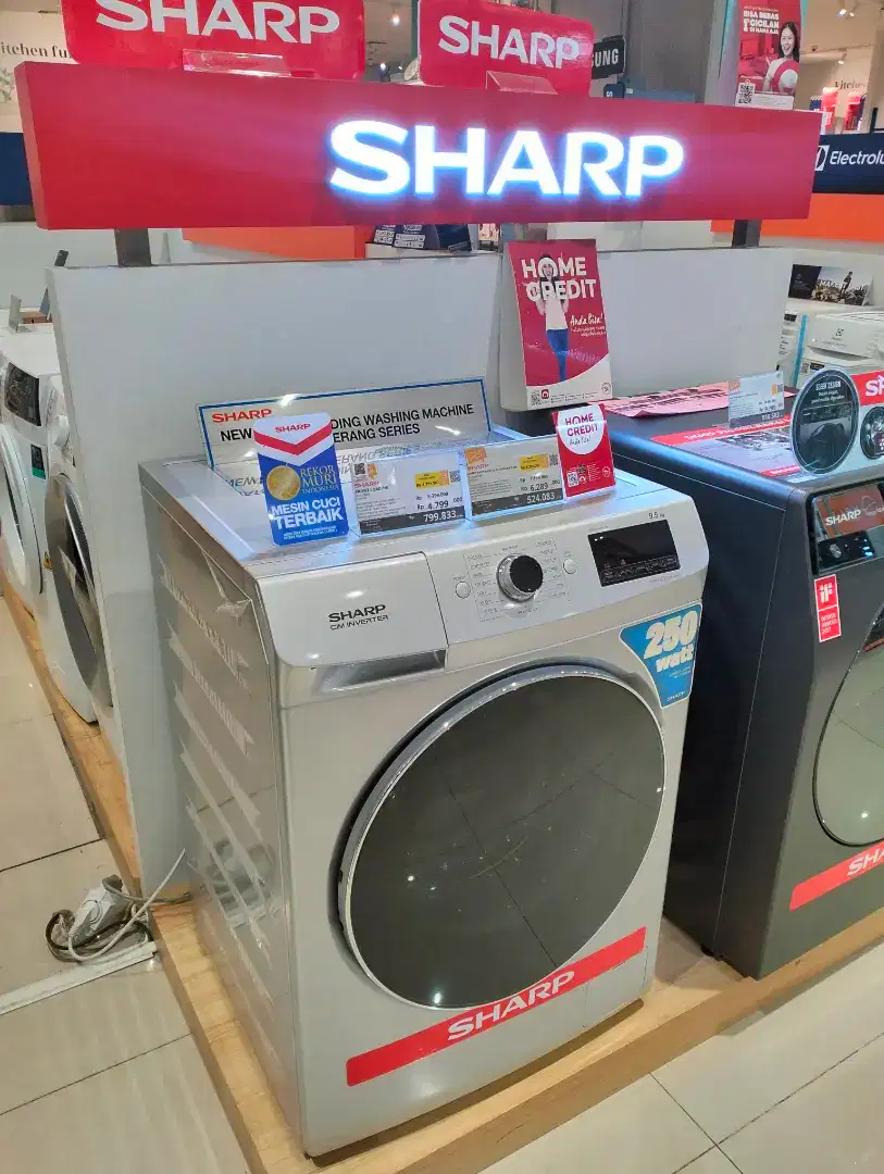 Sharp Front Loading 8,5kg BISA DICICIL TANPA DP