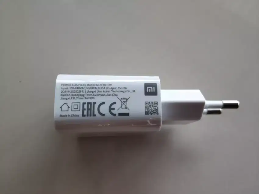 (like new) Kepala Charger Xiaomi Original 100%