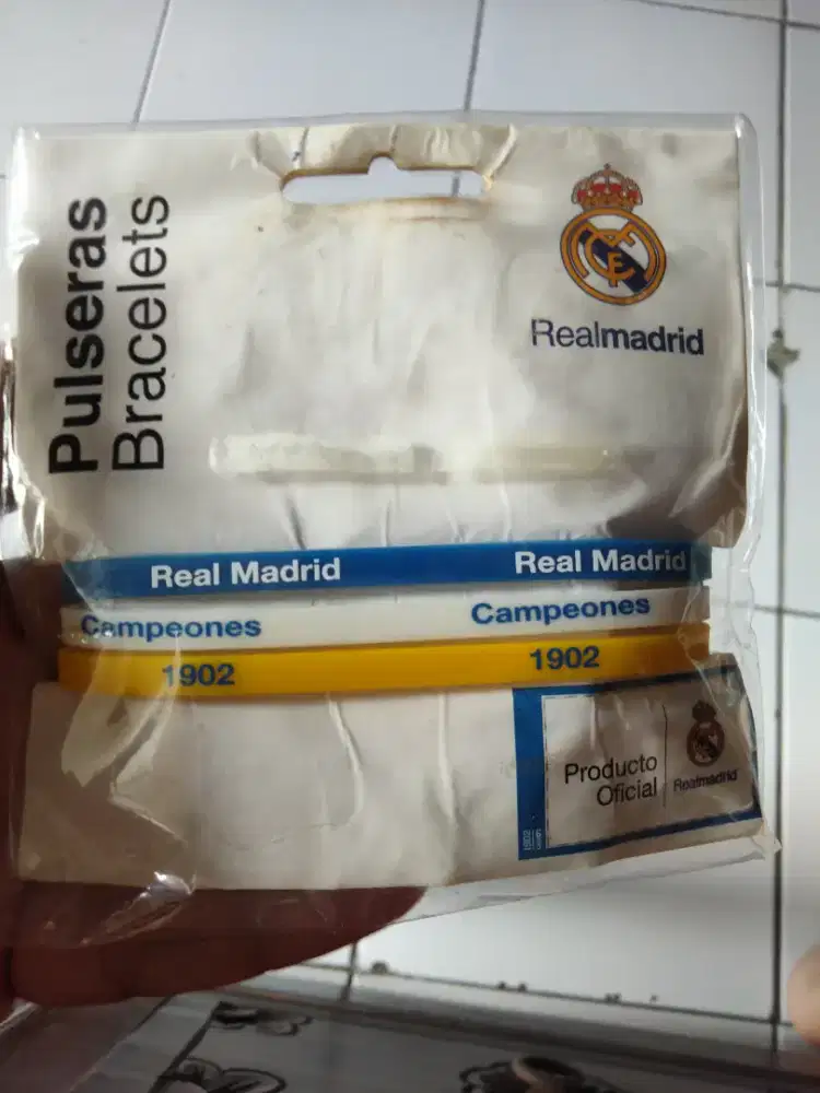 Gelang karet silicon Real Madrid official merchandise